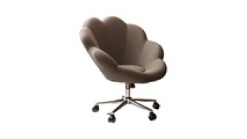 Adjustable Velvet Office Chair with Swivel Feature for Modern Workspaces1