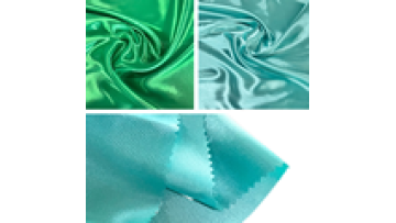 New Arrival Mint Silk Satin Fabric Green Glossy Polyester Fabric1