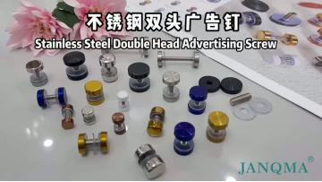 Double head advertising screw Glass Acrylic screw