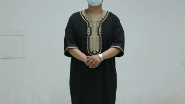 Wholesale Factory Jalabiya Thobe Muslim Clothes  Islamic Clothing Muslim Dress Men's Clothing Jubah boubou1