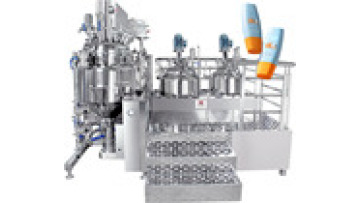 Stainless Steel Emulsification Stirring Hair Removal Cream and Toiletries Production Machine1