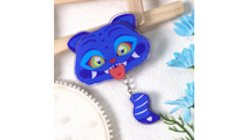 Promotion Custom Acrylic Keychain Movable and Luminous Keychains Custom Cartoon Charm Anime Movable Pull-out  Acrylic Keychain1