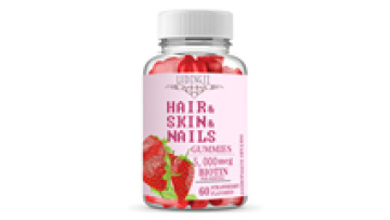 Hot Selling Vitamin Biotin Gummy, 60 Counts - Promotes Healthy Hair, Skin, and Nails1