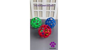 Pet toy hollowed-out balls