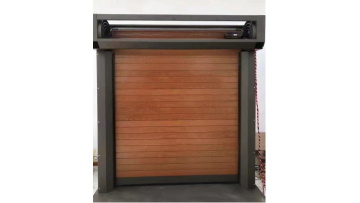 Wooden garage door