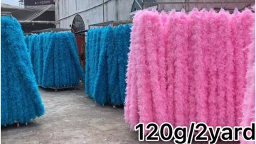 Chicken Feather Strip Wedding Marabou 40g Feather Boa1