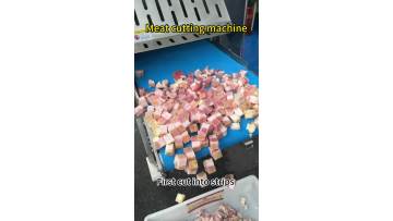 Meat cutting machine