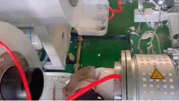 200mm 2 cavity UPVC pipe machine 