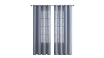 Fashion Color Dusty Blue European Fabric Sheer Curtains For Living Room1