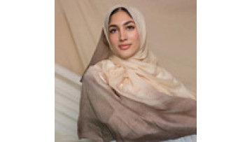 Custom Digital Printed Muslim Modal Hijab Rayon Modal Breathable Long Ombre Shawl Scarves Hijabs1