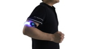 LED Light-Up Silicone Sport Armband - Promotional Sports Product1