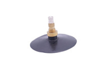 TR218A Rubber Tube Valve Stem for Tazzari Tires and Wheels - OE Quality, Brass and Black MH1