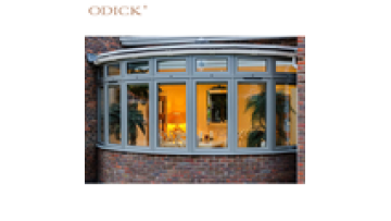 Arched Window Double Glazed Sliding Casement Swing Graphic Design Stainless Steel Anti-theft Aluminum Alloy Horizontal Modern1