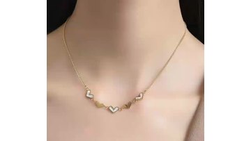 Golden elegant necklace