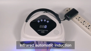 Yumely 160W powerful gel lamp uv nail lamp portable uv led lamp for manicure nails art dryer1
