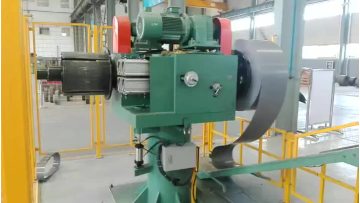 Automatic core cutting line stacking