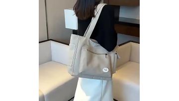 Canvas Tote Bags khaki