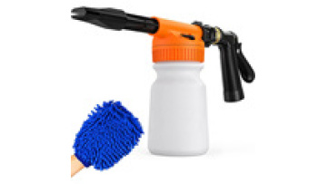 2 Pcs car wash set Car Wash Foam Gun and Microfiber Wash Mitt Car Foam Sprayer foam cannon for pressure washer1