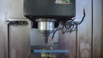 CNC machining of mold components