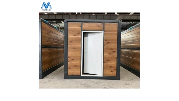 Yellow patterned foldable container house