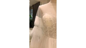 Backless Beach Bridal Chiffon Wedding