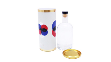 Wine packaging tube box