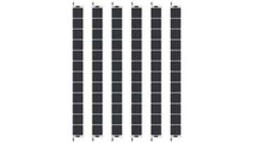 Customized strip fences and barriers semi flexible solar panels 300watt 400W flexible solar panel balcony for home solar system1
