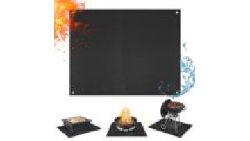 Easy to Clean Fire Pit Mats Fireplace Mat Fireproof Grill Mats for Outdoor Grill Deck and Grass Protector1