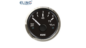 KUS 52mm Digital Engine Oil Pressure Gauge 0-5Bar/10Bar 12V/24V with Backlight for Racing Cars, Tractors, Vessels, and Vans1