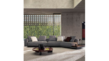 2023 New Italian Minimalist Living Room Large Corner Combination Fabric High-end Designer Sofa Living Room Custom Furniture1
