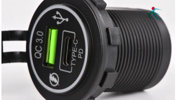 DC 12V / 24V Output 5V QC3.0 Type-C PD fast charger car usb socket for Car RV Boat Marine Truck1