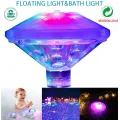 Waterproof Floating Pool Lights Party Decorations Lights Battery Operated 7 Modes Baby Bath Light for Tub Spas Pond Pool