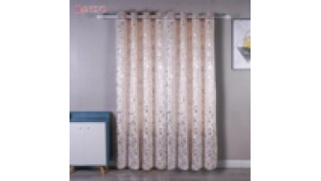 Silver stamping curtains newest design silver foil printing velvet curtains for living room bedroom1