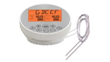 Smart Digital Meat Thermometer with Dual Probes, LCD Backlight, Auto Shutdown & Timer1