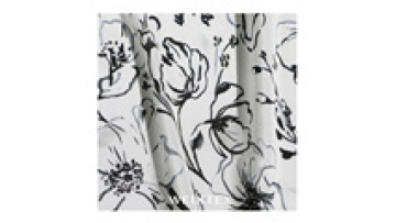 VL37 Black and White National Style Floral Viscose Crepe Fabric for Fashion Designers1