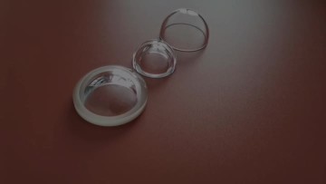 optical glass domes