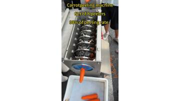 Carrot peeling machine carrot peeler