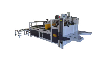 Semi Automatic Carton box Folding Gluing Machin