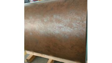 Prepainted PVDF Rusted Grain Steel Aluminum