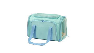 Portable out-of-the-way portable one-shoulder diagonal expansion pet bag foldable, breathable and transparent1