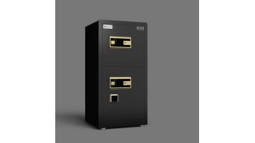Double Door Design Safe Home Electronic Lock Safe Box1