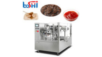 Mushroom Sauce Ketchup Doypack Packing Machine Peanut Butter Sesame Paste Stand up Pouch Packing Machine1
