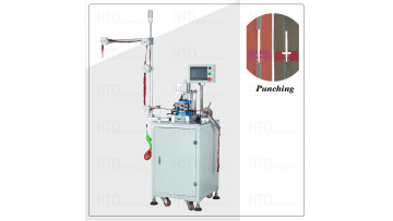 plastic zipper hole punchine machine