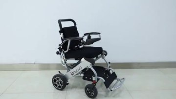 2021 New Arrival Aluminum Disabled Folding Lightweight Electronic Wheelchair Portable Electric Wheelchair1