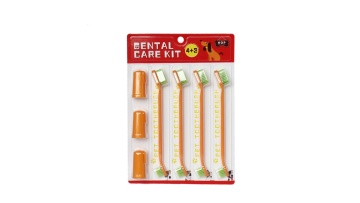 Dental Care Dog Tooth Brush 6PCS Pet Toothbrush Set Finger Silicone Toothbrush