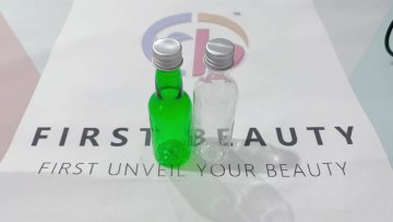 Plastic Long Nozzle Cosmetic Bottle Weight 15g Clear Green Bottle Match 20mm Plastic Cap1
