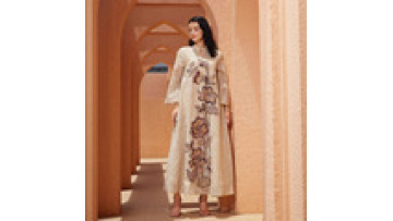 Breathable Tulle Middle East Sequined Women's Muslim Ramadan Jalabiya Dubai Abaya Dress Shiny Islamic Robe with Flared Sleeves1