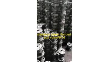 stainless steel flanged ball valve