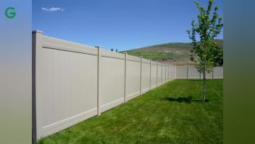 Hot Sale 6' x 8' White PVC Privacy Fence1