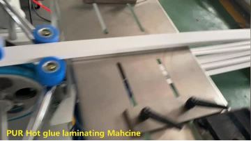PUR hot glue bead laminating machine 